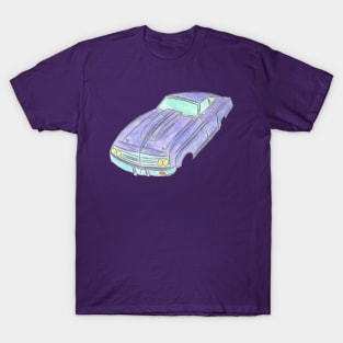 Vintage Purple Chevy Impala T-Shirt